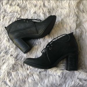 Jeffery Campbell Black Boxxy Heeled Booties